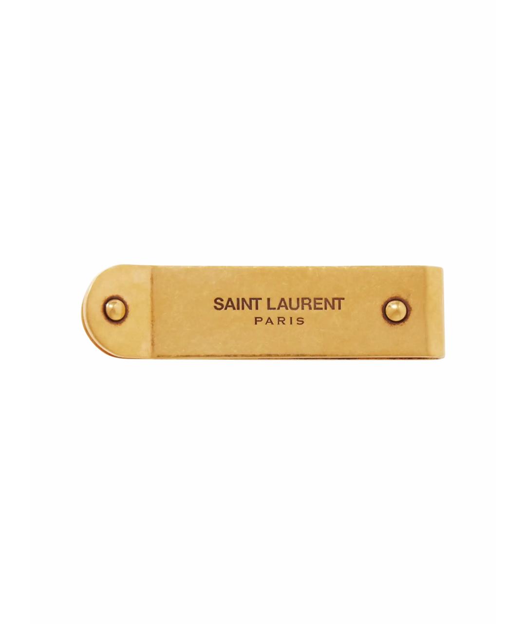 SAINT LAURENT Золотой кошелек, фото 1