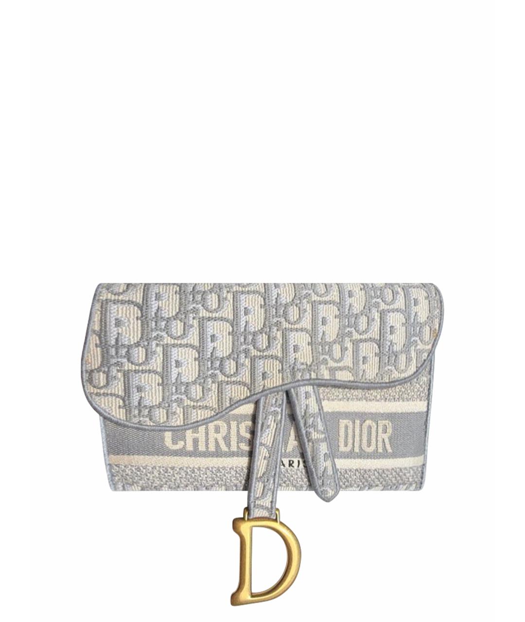 CHRISTIAN DIOR Серый тканевый рюкзак, фото 1