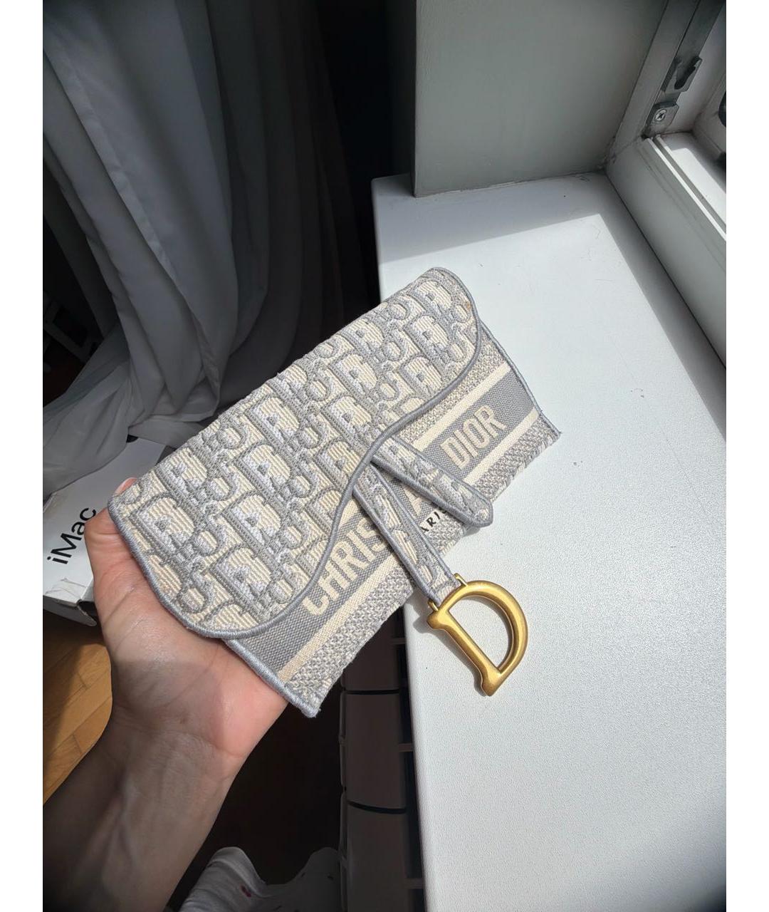 CHRISTIAN DIOR Серый тканевый рюкзак, фото 8