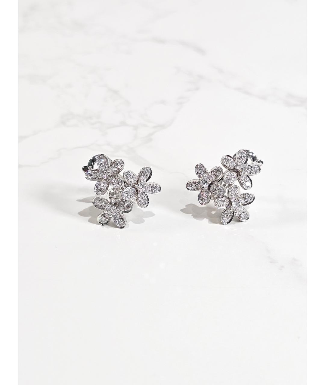 VAN CLEEF & ARPELS Серебряные серьги из белого золота, фото 2