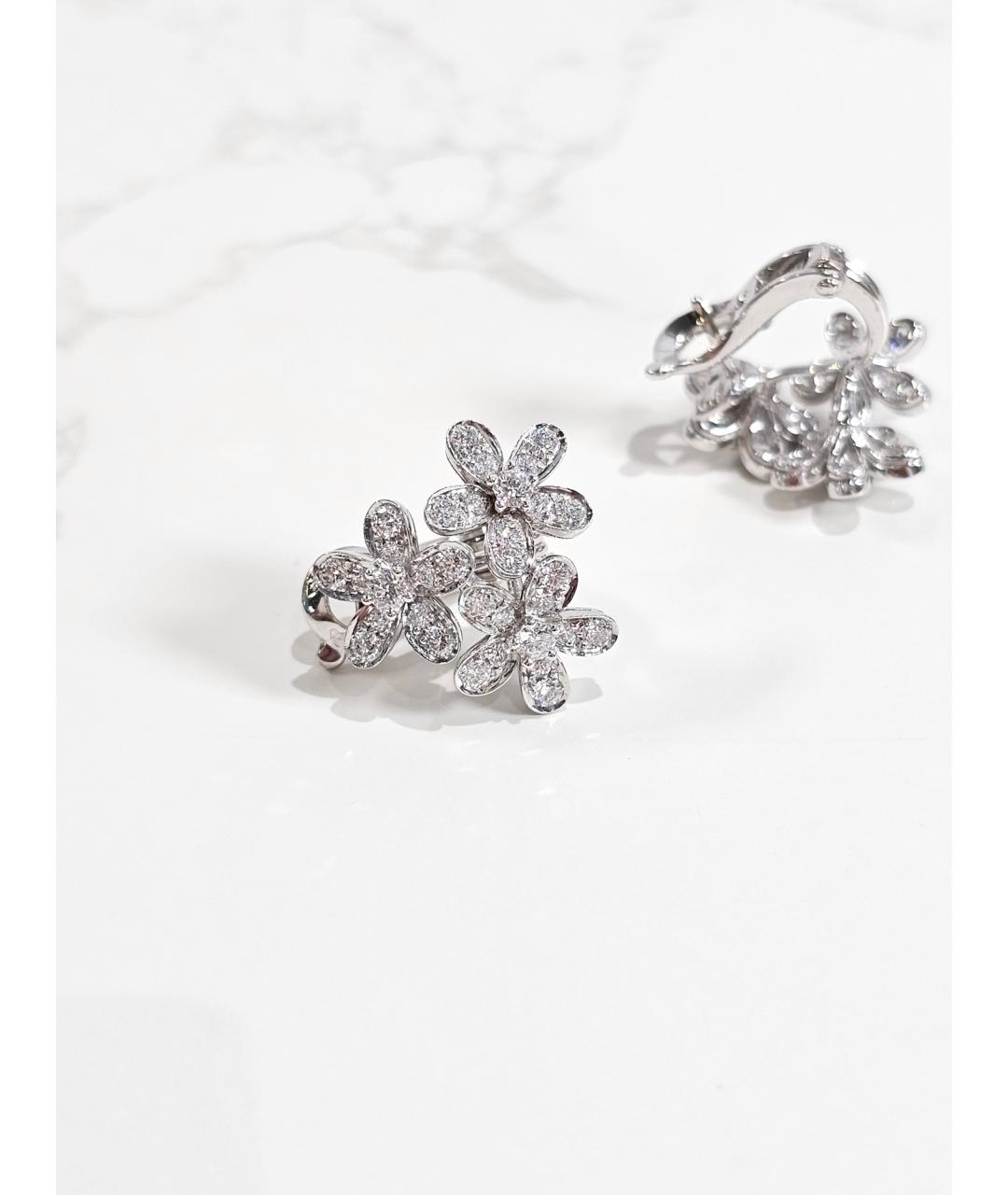 VAN CLEEF & ARPELS Серебряные серьги из белого золота, фото 3