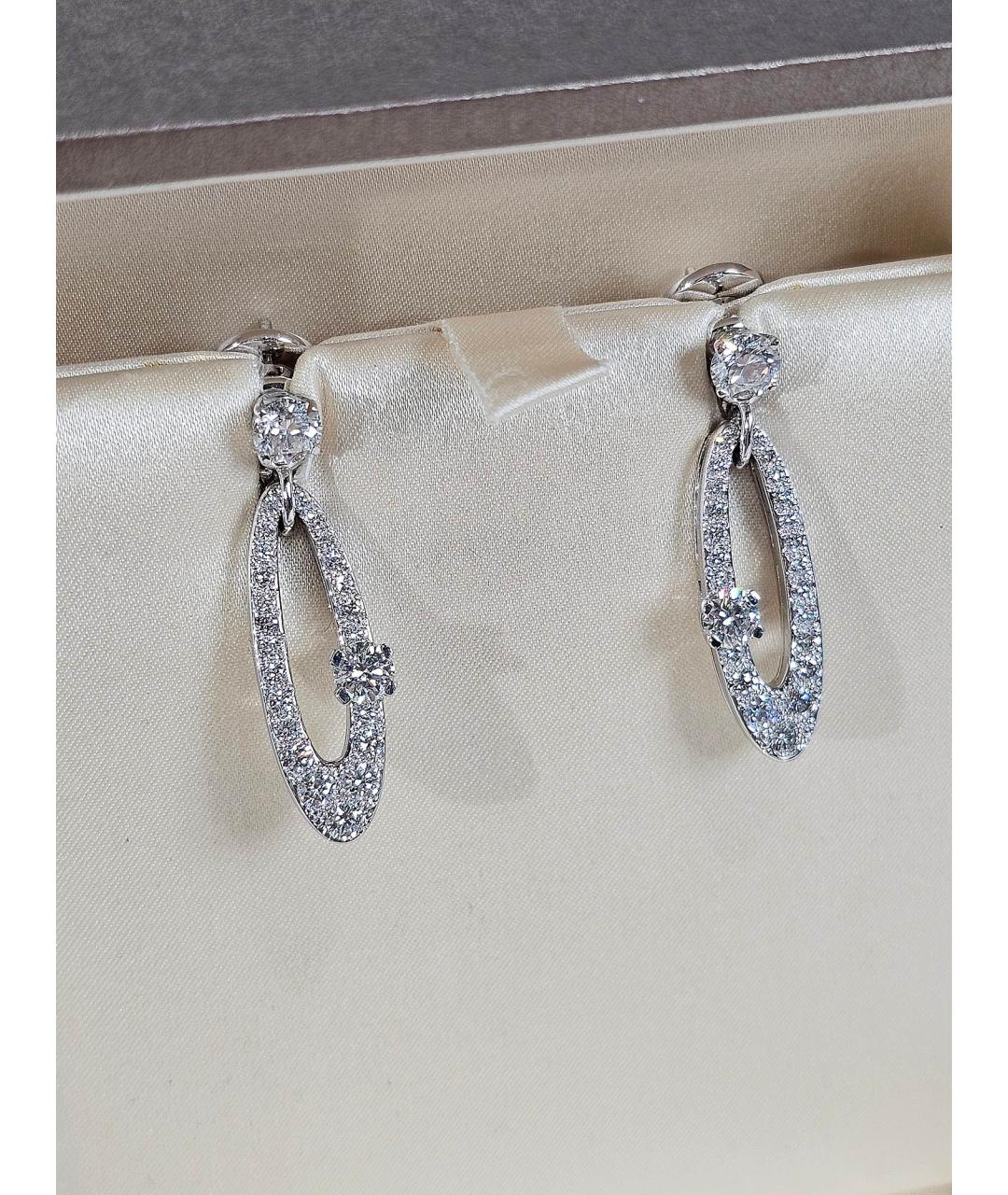 BVLGARI Серебряные серьги из белого золота, фото 5
