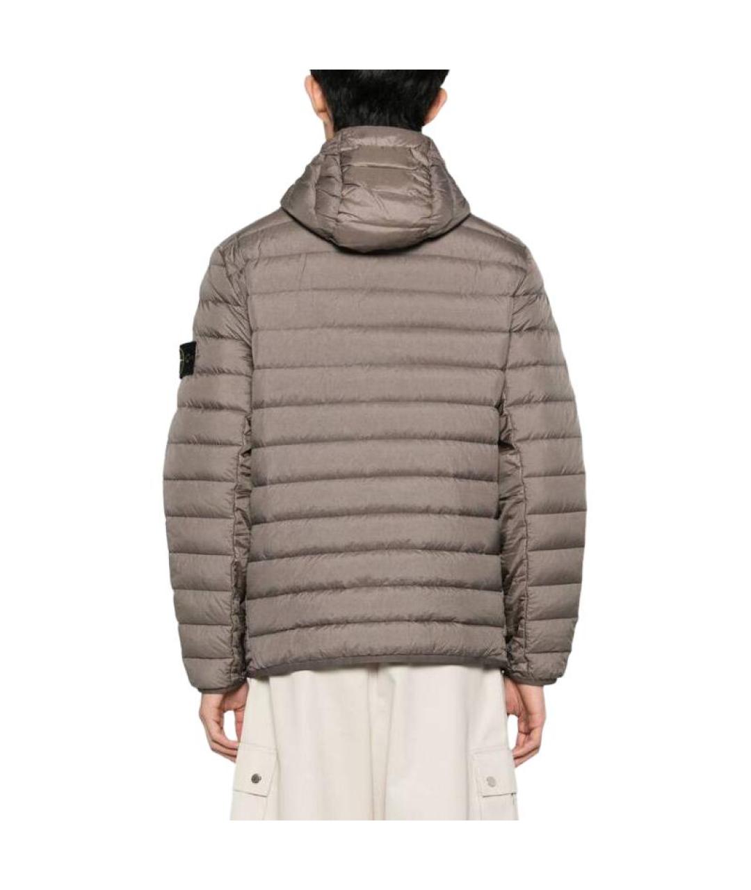 STONE ISLAND Коричневая куртка, фото 4