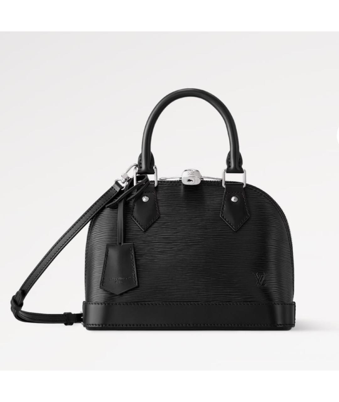 LOUIS VUITTON Черная сумка с короткими ручками, фото 4