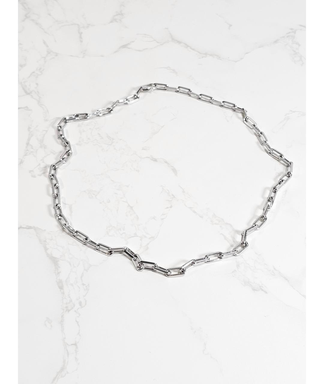 CARTIER Серебряное колье из белого золота, фото 4