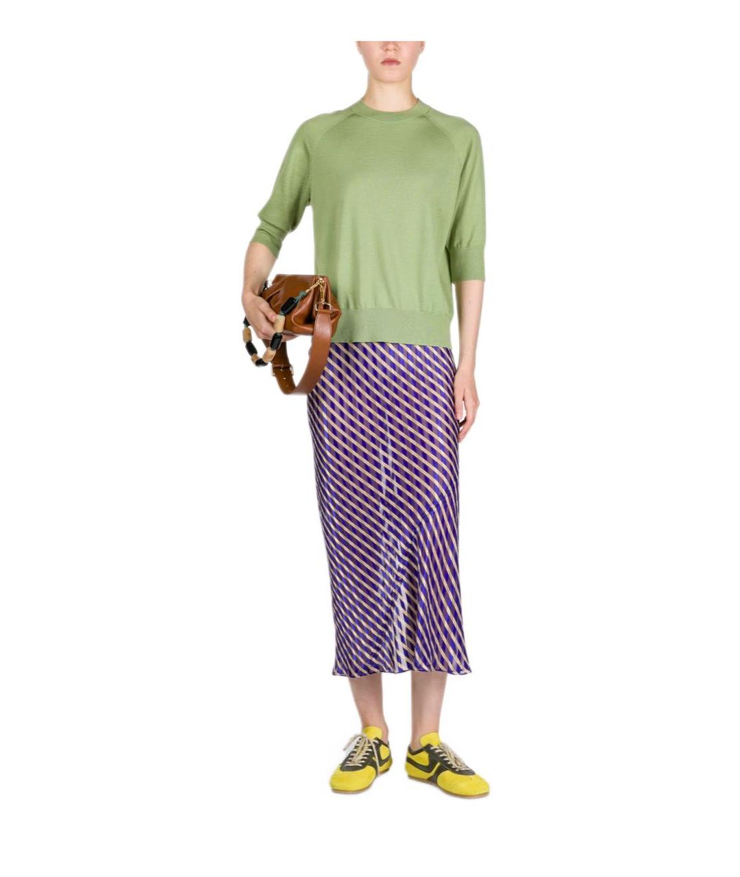 DRIES VAN NOTEN Желтые кожаные кеды, фото 4