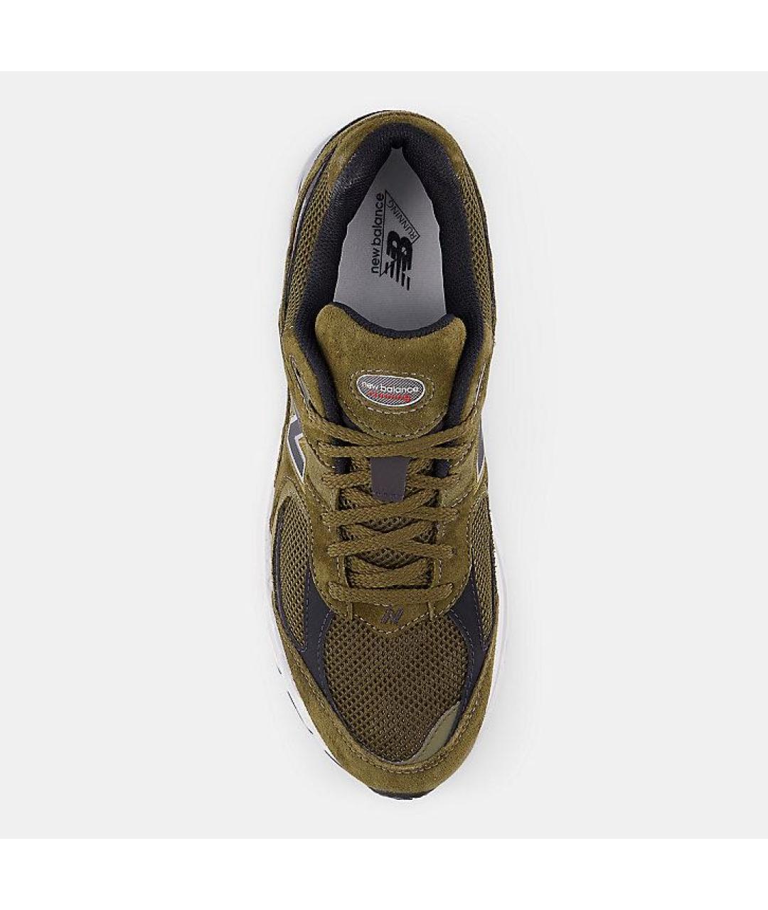 NEW BALANCE Хаки замшевые кроссовки, фото 3