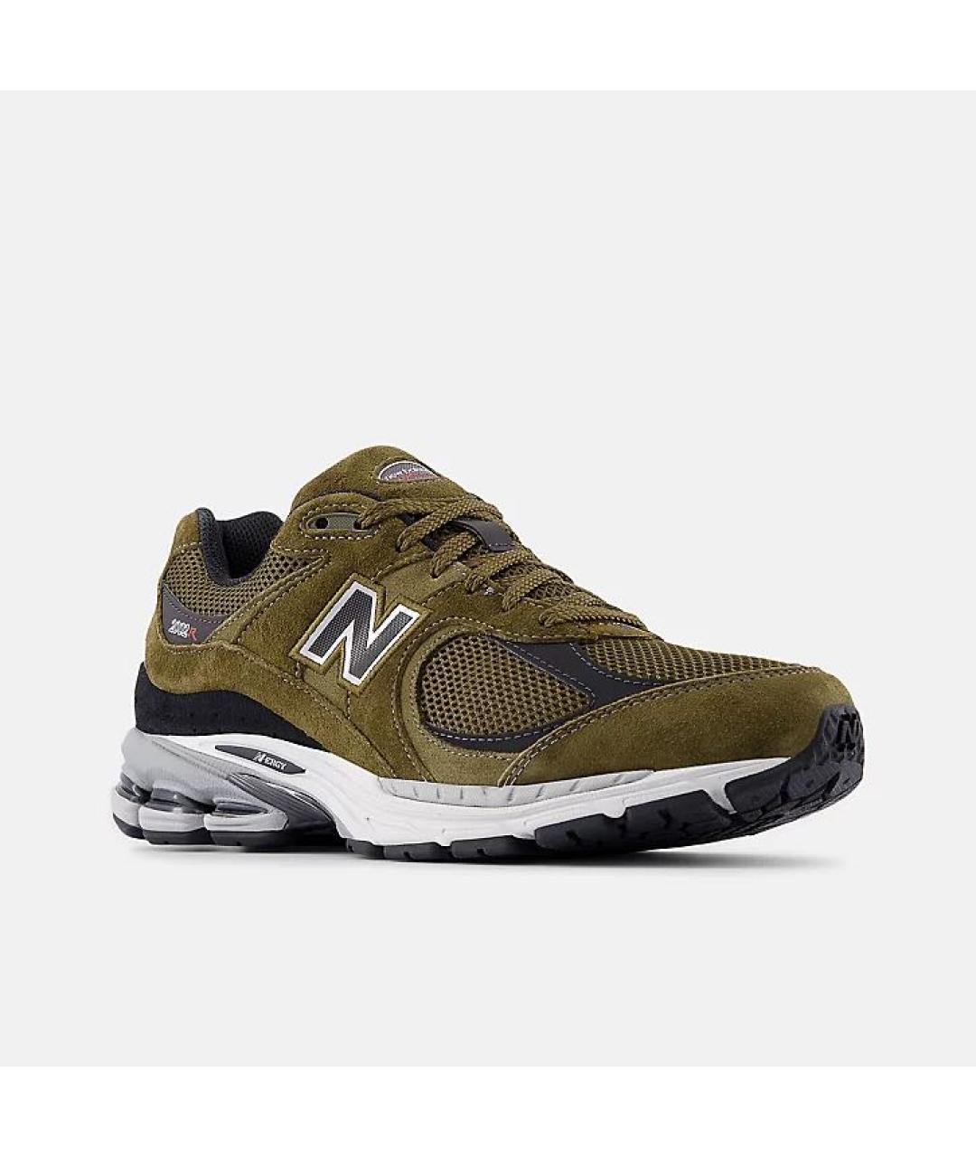 NEW BALANCE Хаки замшевые кроссовки, фото 2