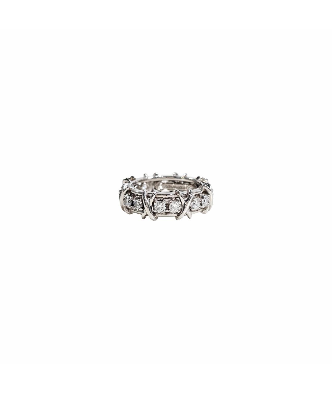 TIFFANY&CO Серебряное платиновое кольцо, фото 1