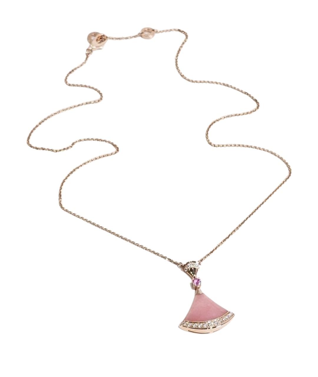 BVLGARI Золотая подвеска из розового золота, фото 1