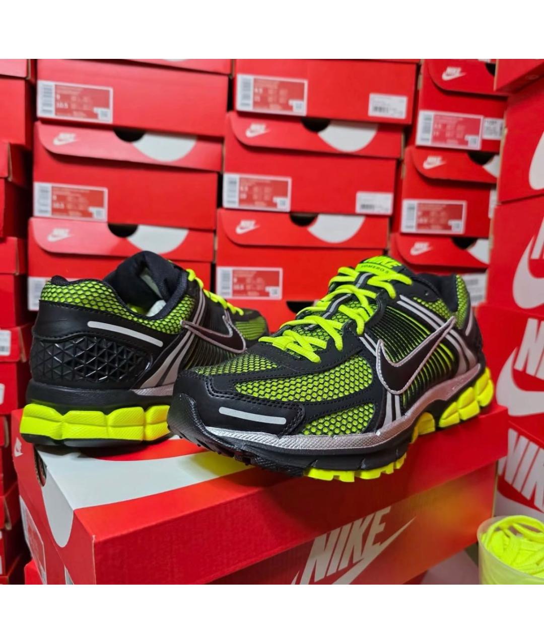NIKE Черные текстильные низкие кроссовки / кеды, фото 7