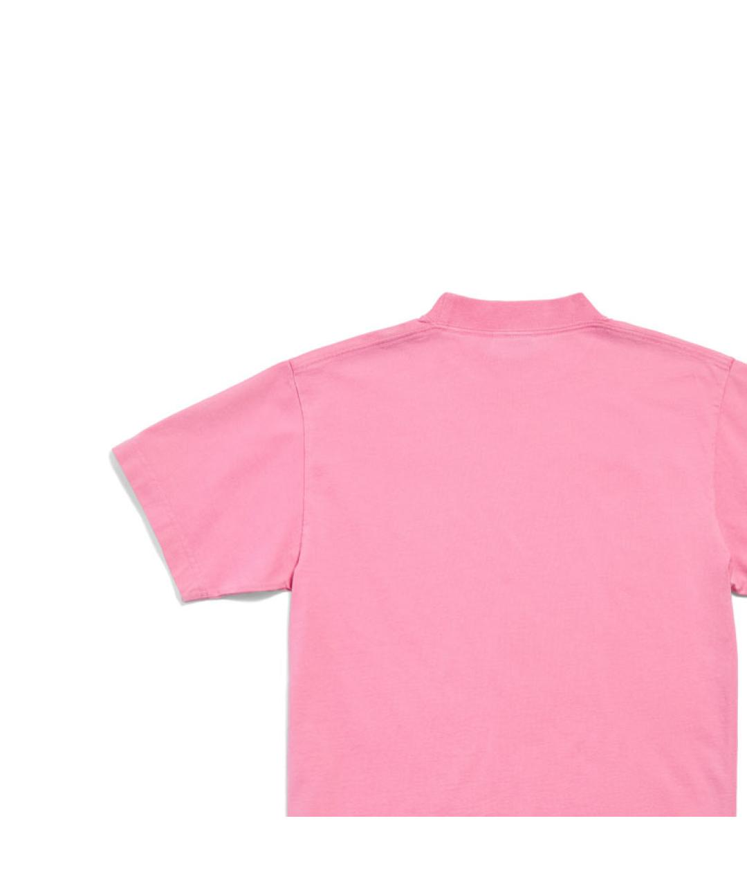 BALENCIAGA Розовая футболка, фото 5