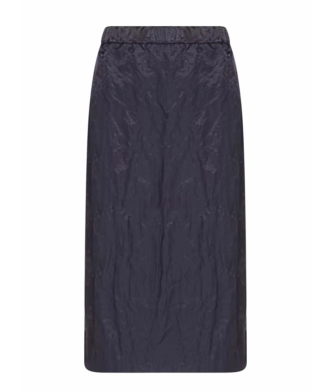 WEEKEND MAX MARA Черная полиэстеровая юбка миди, фото 1
