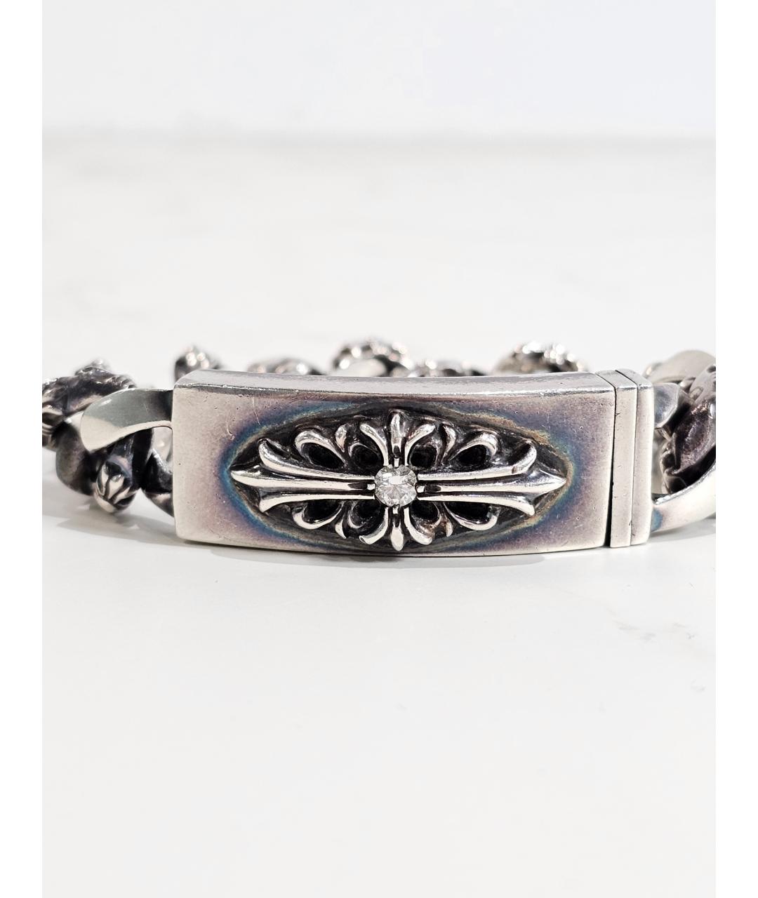 CHROME HEARTS Серебряный серебряный браслет, фото 3