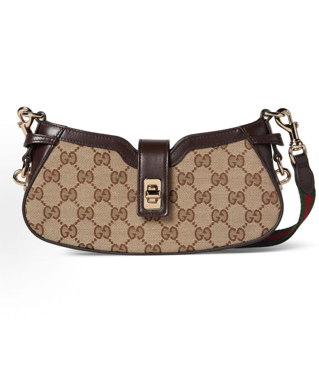 GUCCI Бежевая сумка с короткими ручками, фото 7