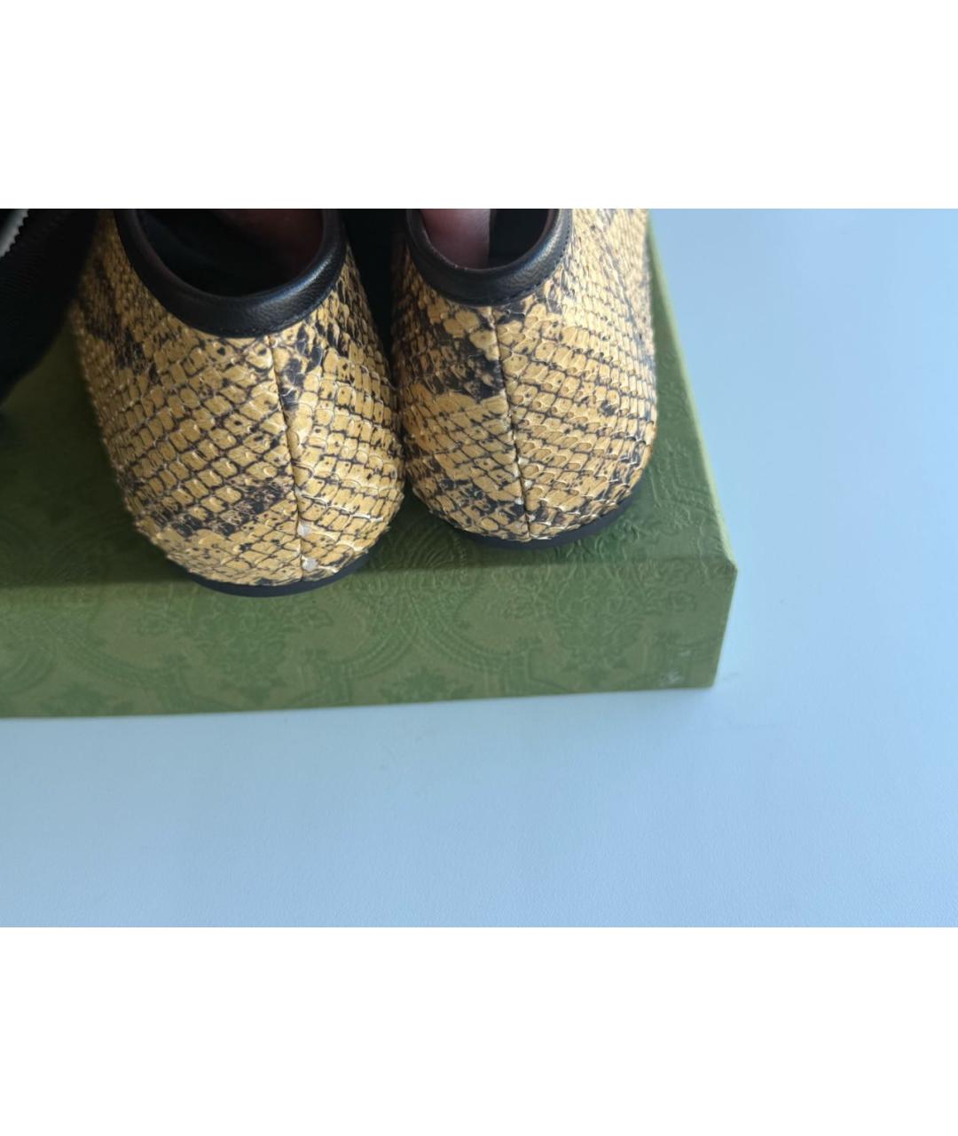 GUCCI Балетки из экзотической кожи, фото 6