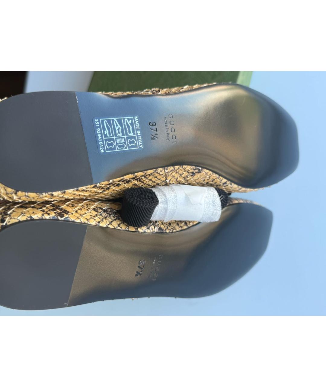 GUCCI Балетки из экзотической кожи, фото 7