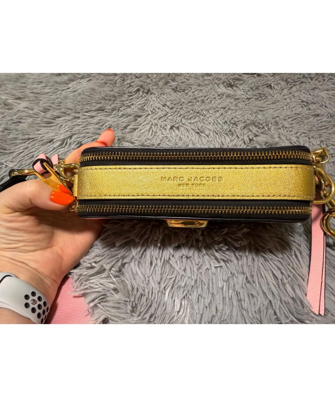 MARC JACOBS Розовая кожаная сумка через плечо, фото 3