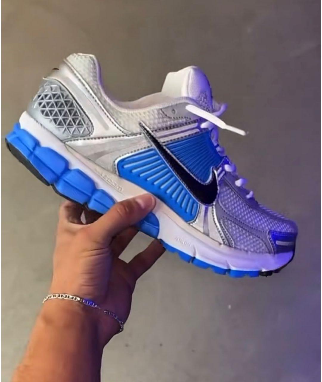 NIKE Голубые текстильные кроссовки, фото 6