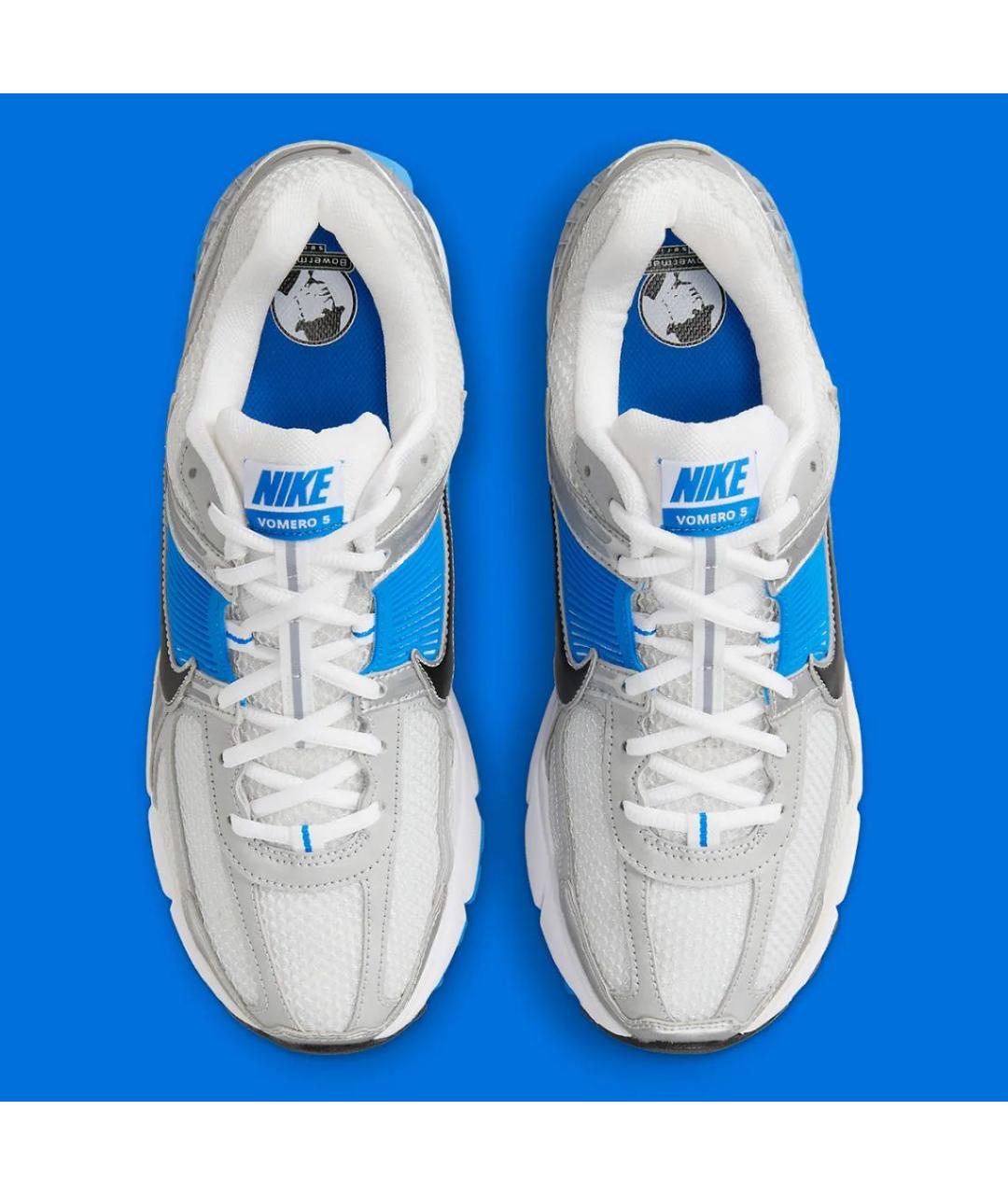 NIKE Голубые текстильные кроссовки, фото 2