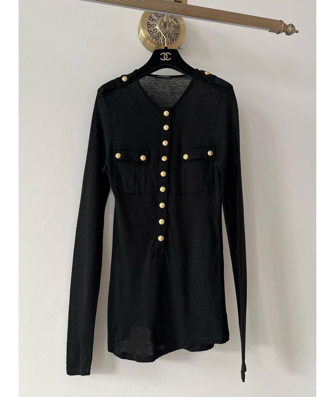 BALMAIN Черный джемпер / свитер, фото 9