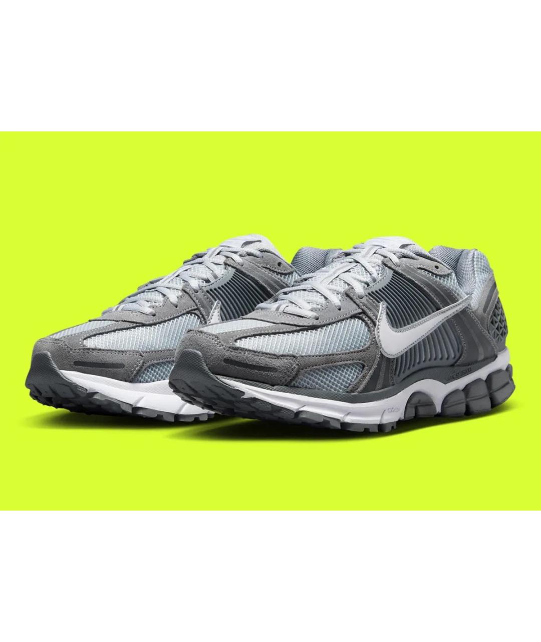 NIKE Серые текстильные кроссовки, фото 2