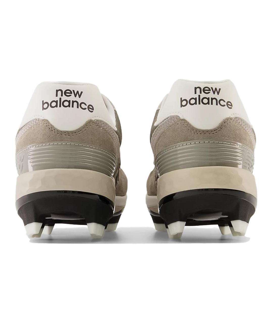 NEW BALANCE Бежевые кожаные кроссовки, фото 5