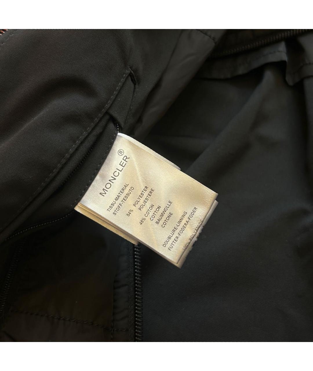 MONCLER Черная куртка, фото 3
