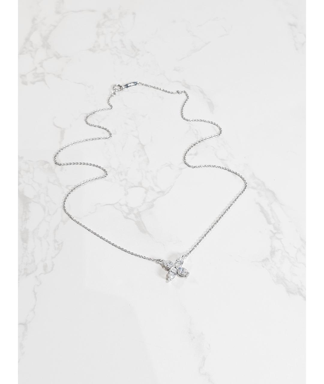 TIFFANY&CO Серебряное платиновое колье, фото 2