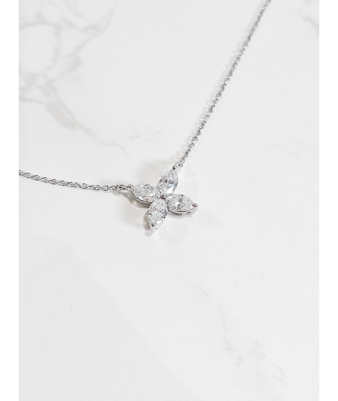 TIFFANY&CO Серебряное платиновое колье, фото 3
