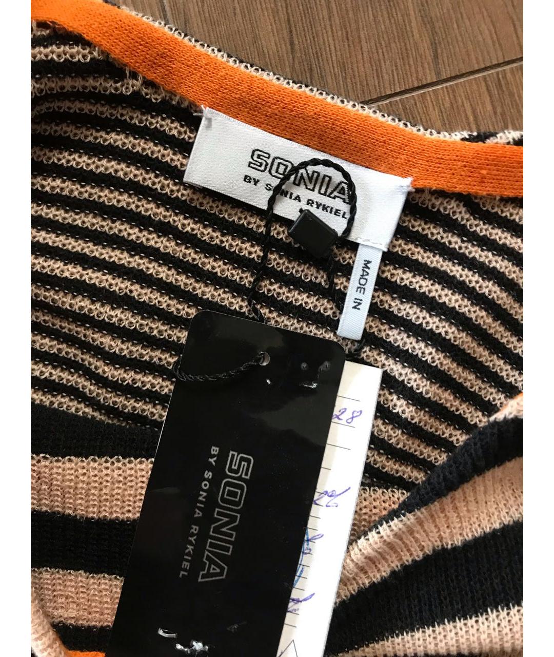 SONIA RYKIEL Мульти хлопковое повседневное платье, фото 3