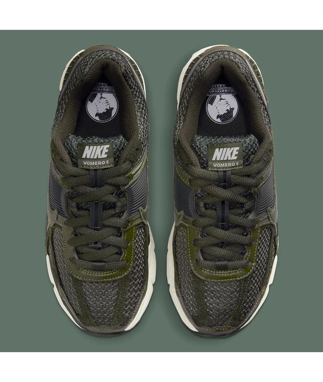 NIKE Зеленые текстильные кроссовки, фото 3