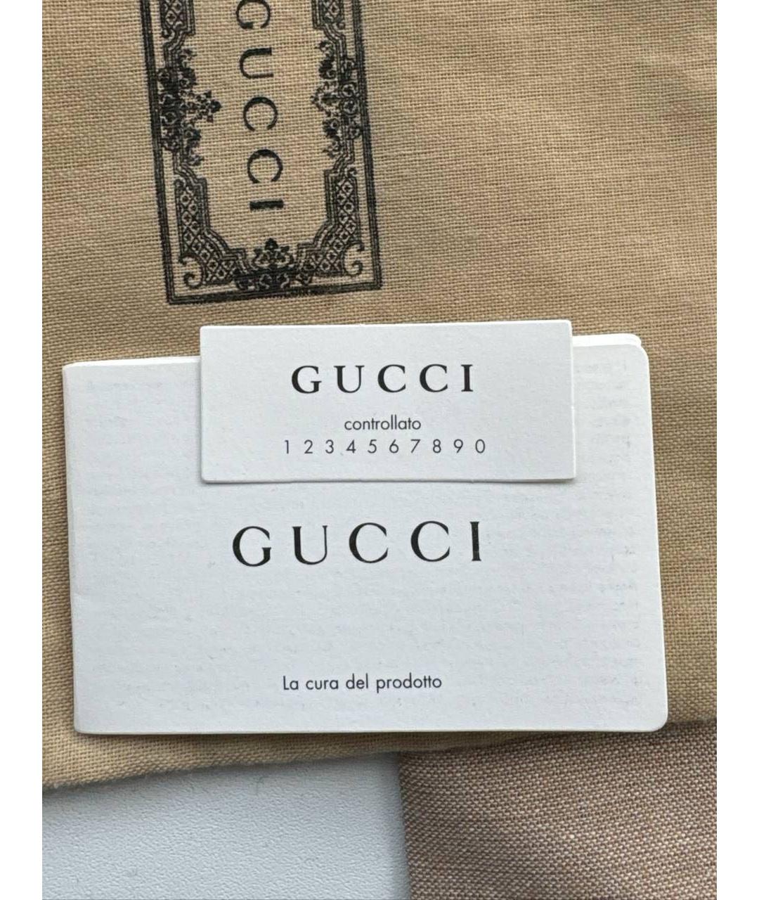GUCCI Черный кожаный ремень, фото 3