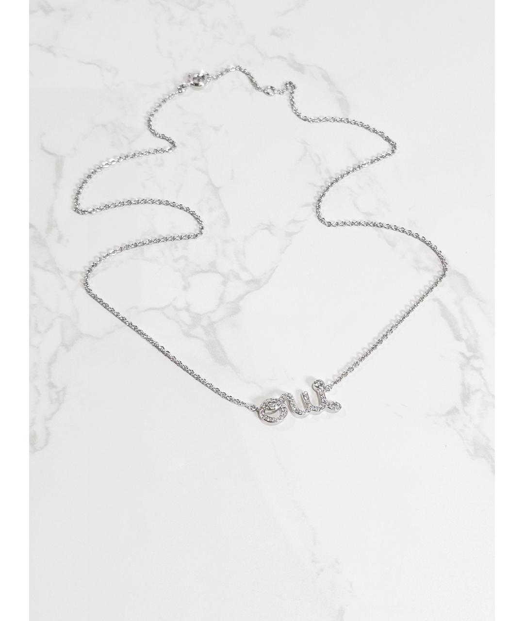 CHRISTIAN DIOR Серебряное колье из белого золота, фото 3