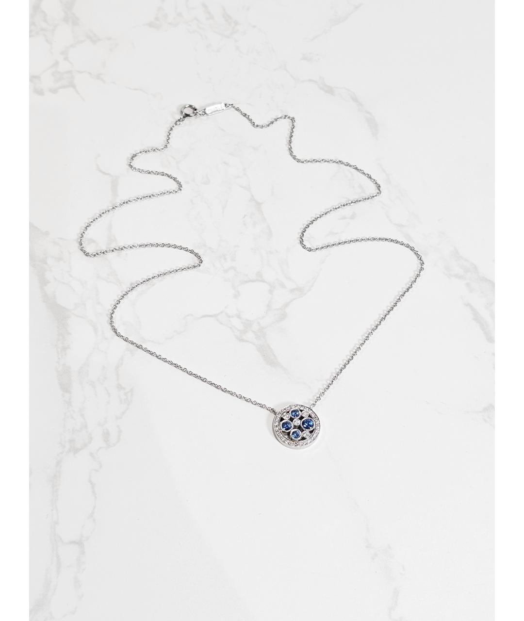 TIFFANY&CO Серебряное платиновое колье, фото 3