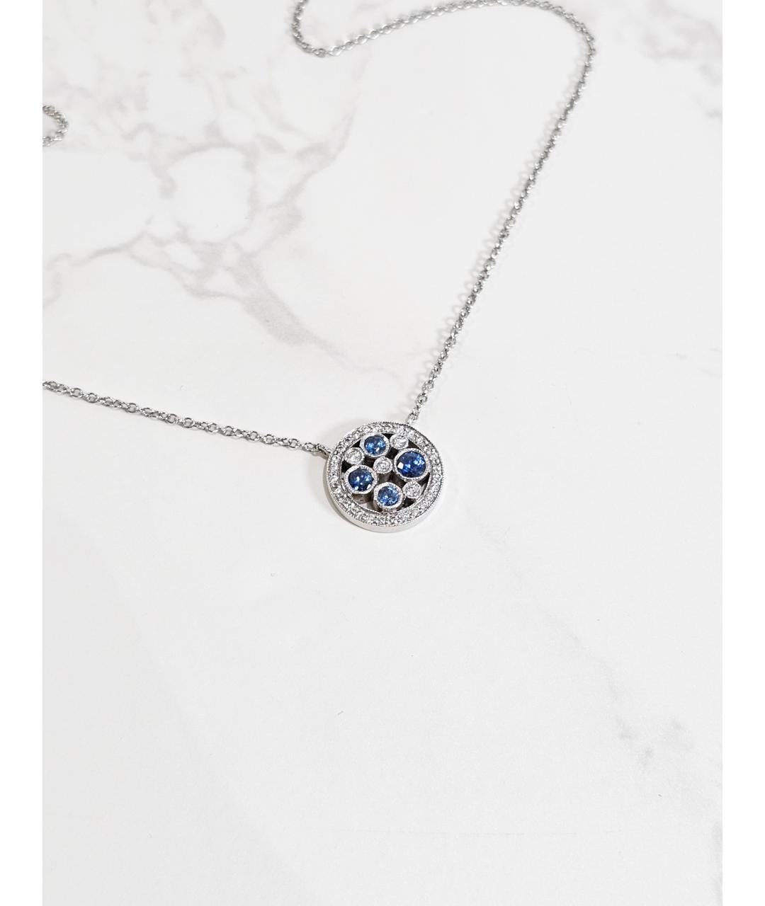 TIFFANY&CO Серебряное платиновое колье, фото 2