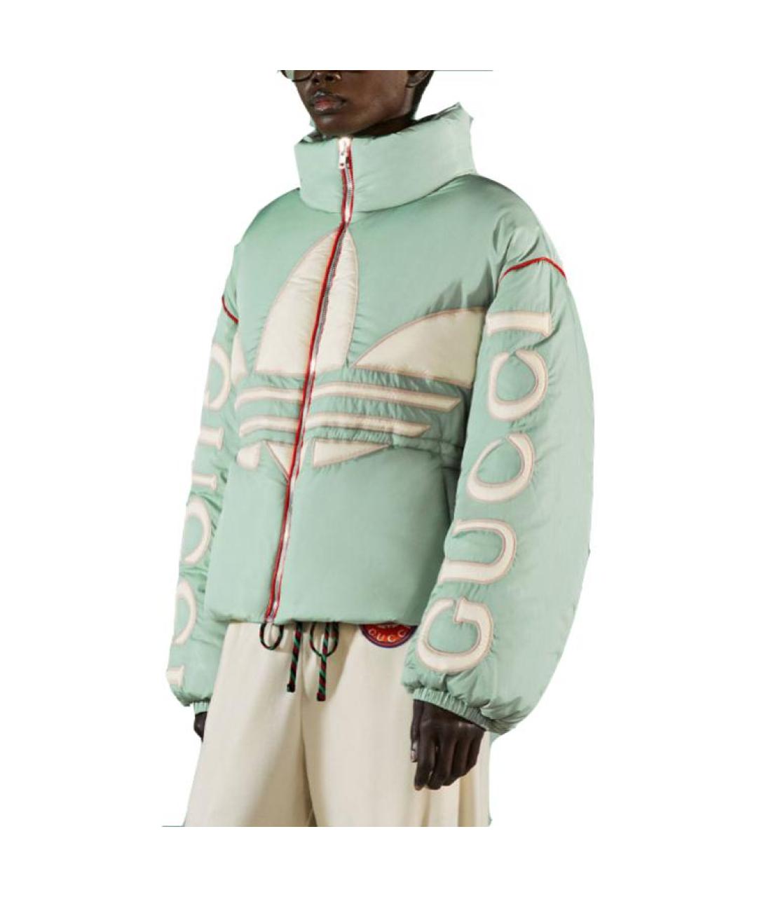 GUCCI Салатовый пуховик, фото 4