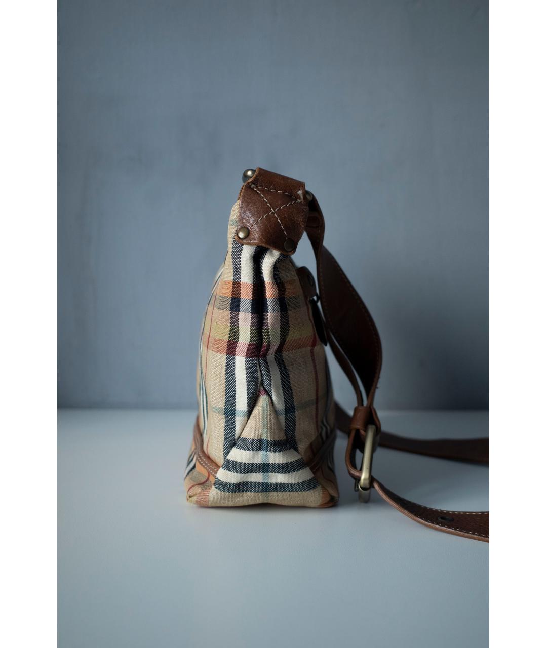 BURBERRY Мульти хлопковая сумка через плечо, фото 5