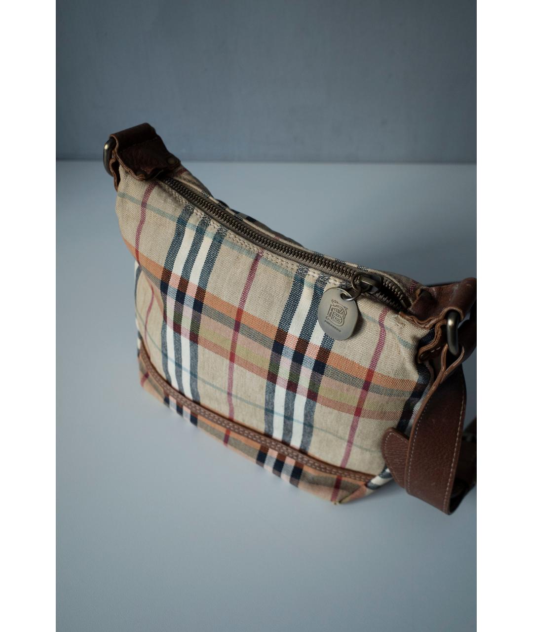 BURBERRY Мульти хлопковая сумка через плечо, фото 6