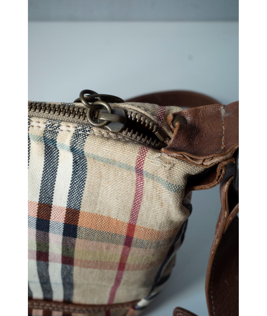 BURBERRY Мульти хлопковая сумка через плечо, фото 9