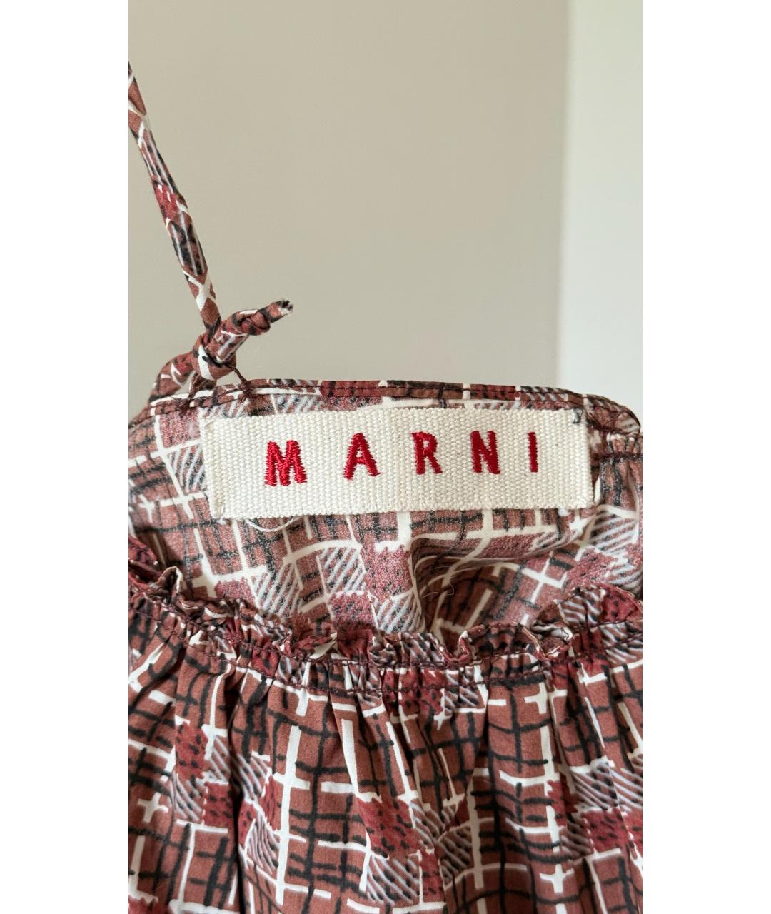 MARNI Красная майка, фото 6