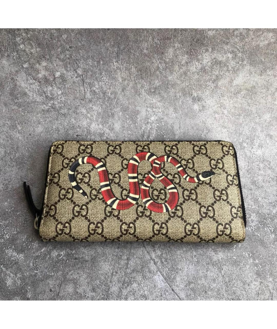 GUCCI Бежевый кошелек, фото 1