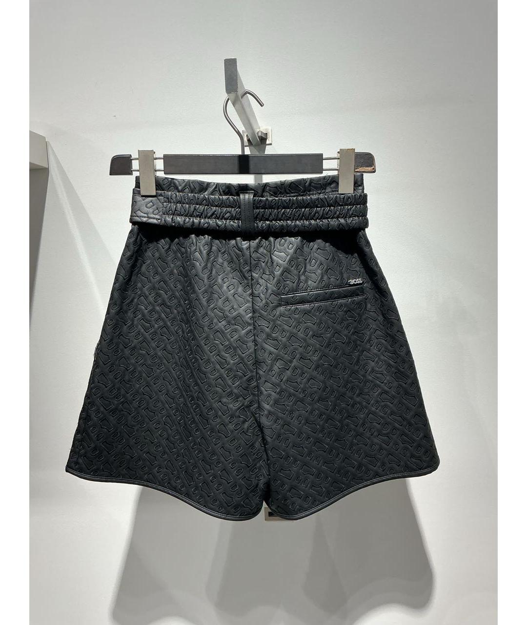 HUGO BOSS Черные полиэстеровые шорты, фото 3