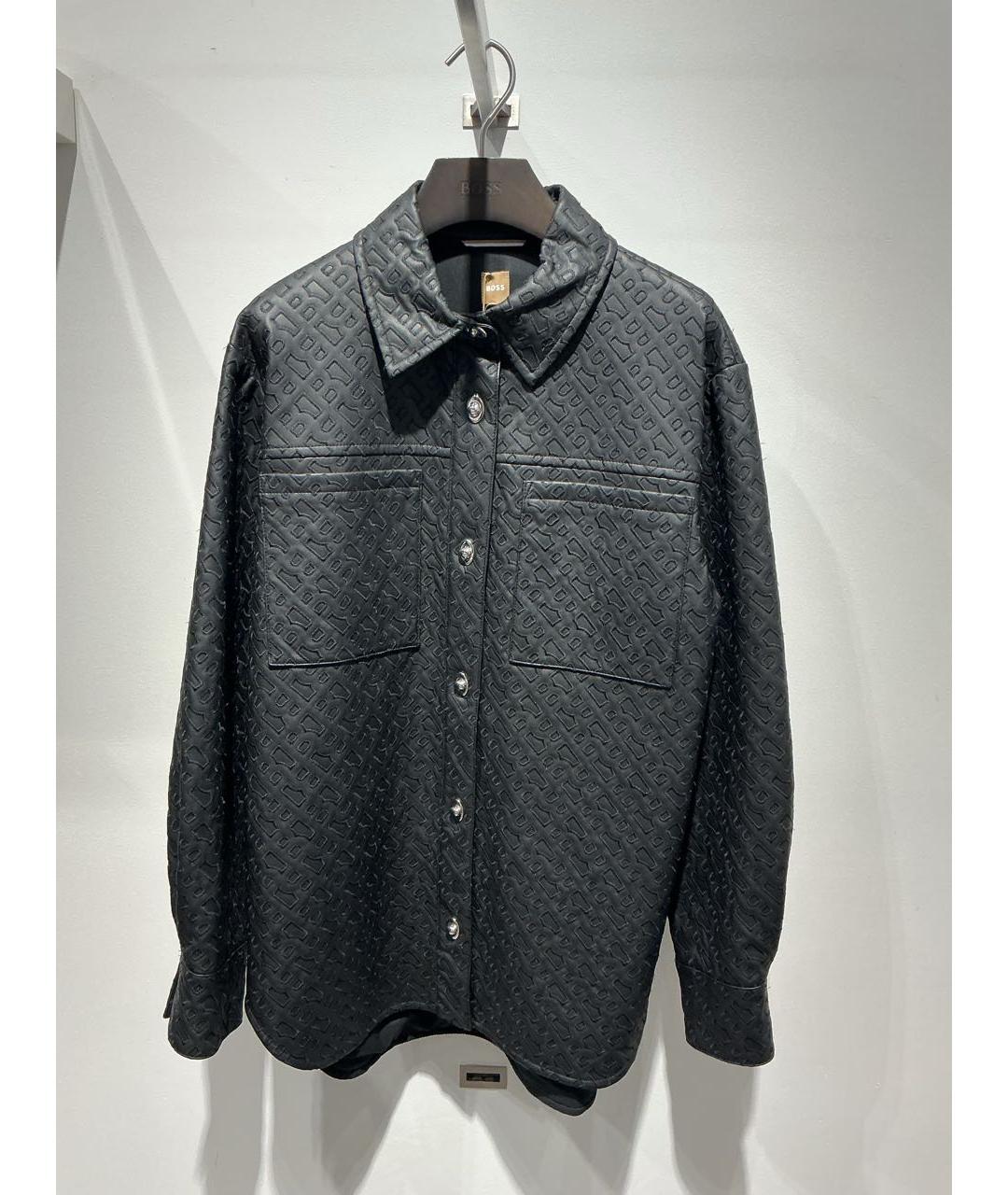 HUGO BOSS Черная полиэстеровая куртка, фото 4