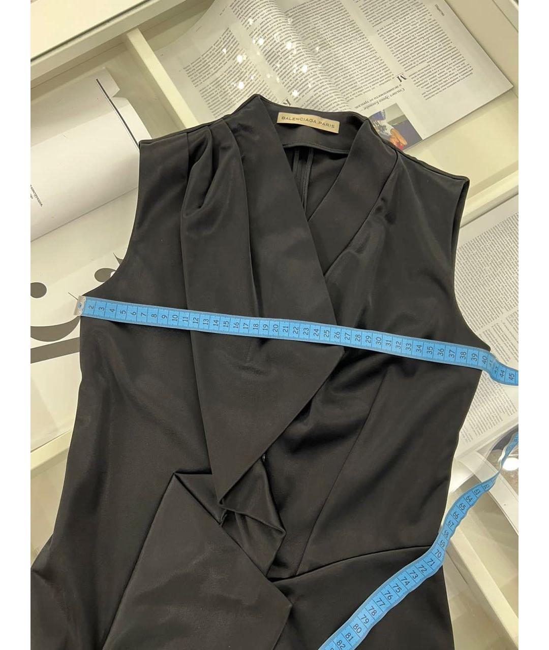 BALENCIAGA Черная майка, фото 7