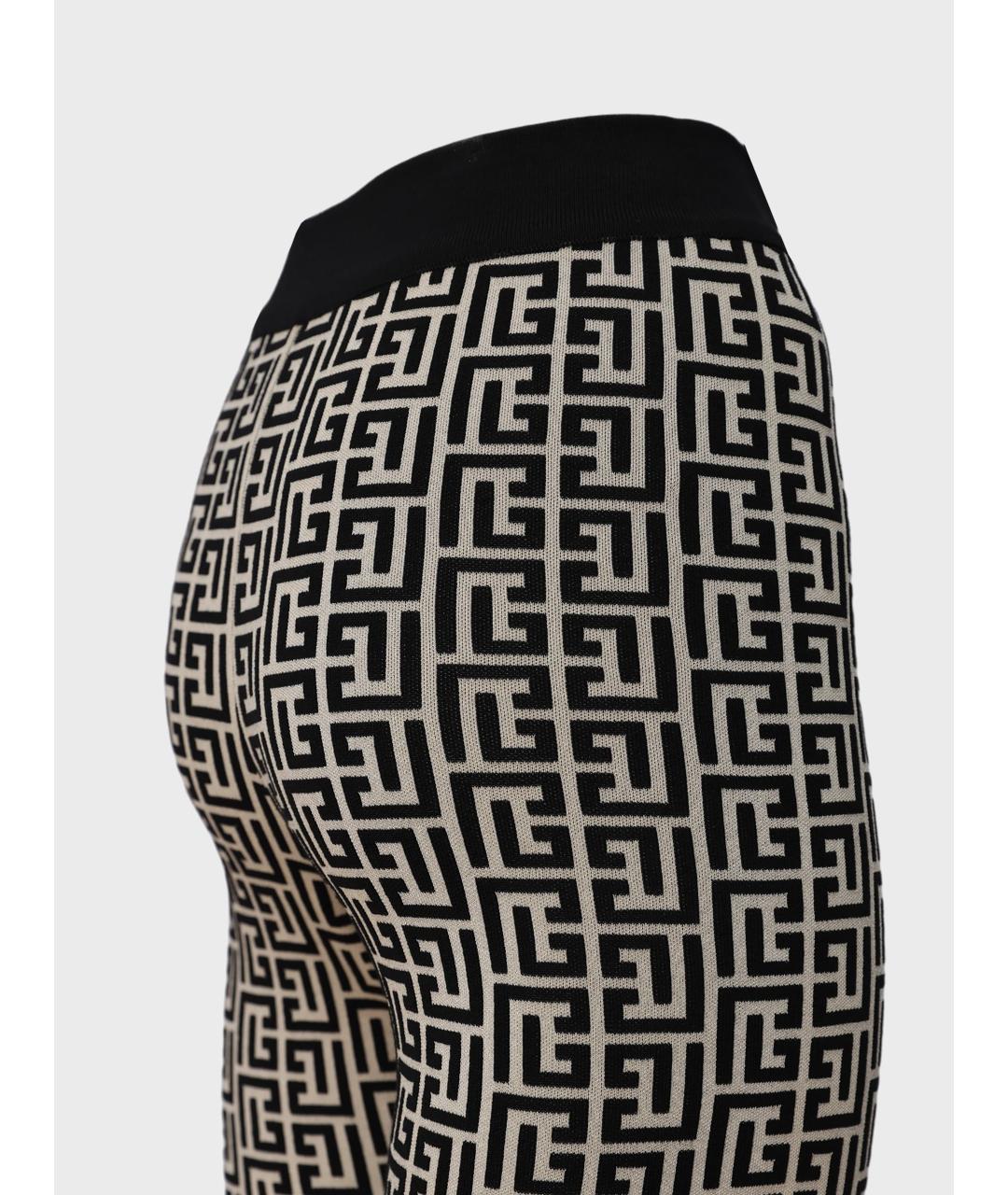 BALMAIN Мульти шерстяные леггинсы и велосипедки, фото 3