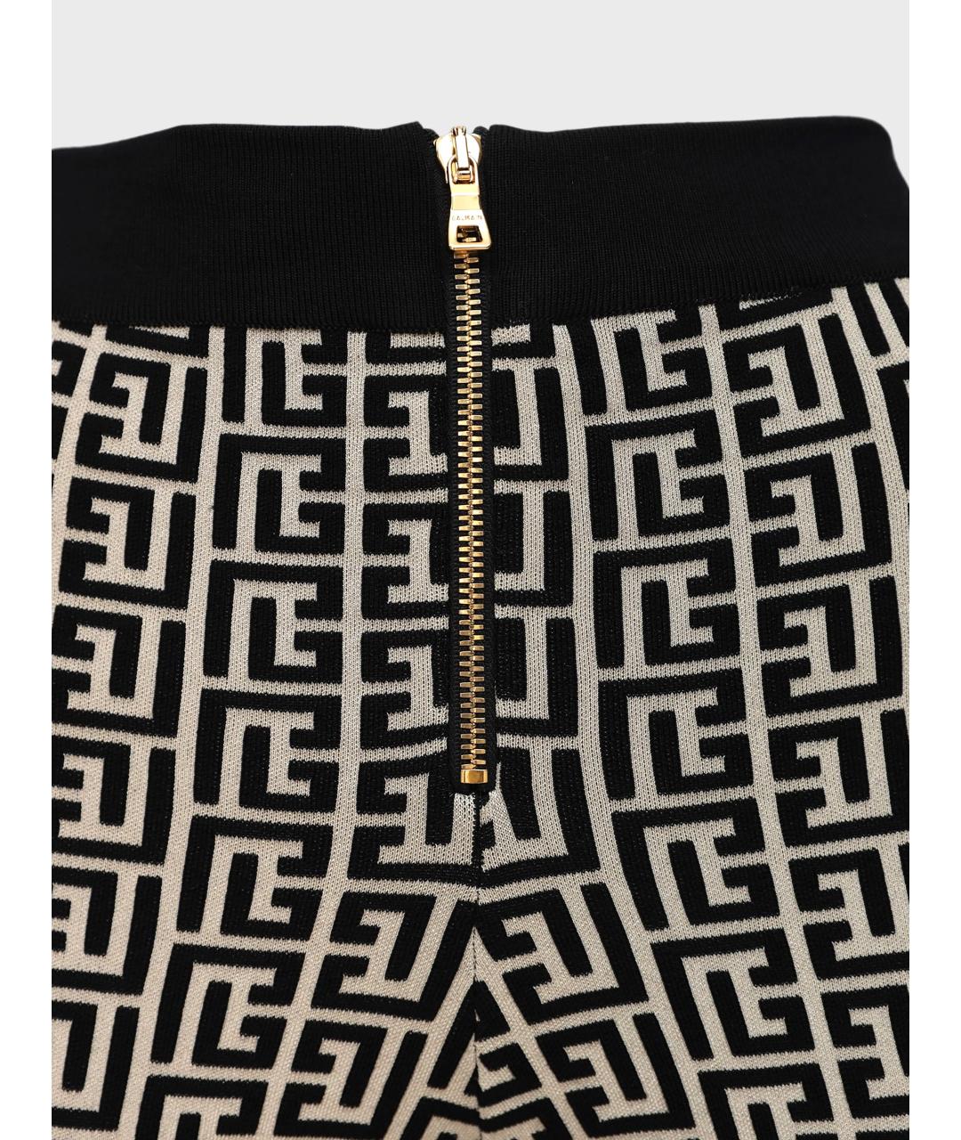 BALMAIN Мульти шерстяные леггинсы и велосипедки, фото 4
