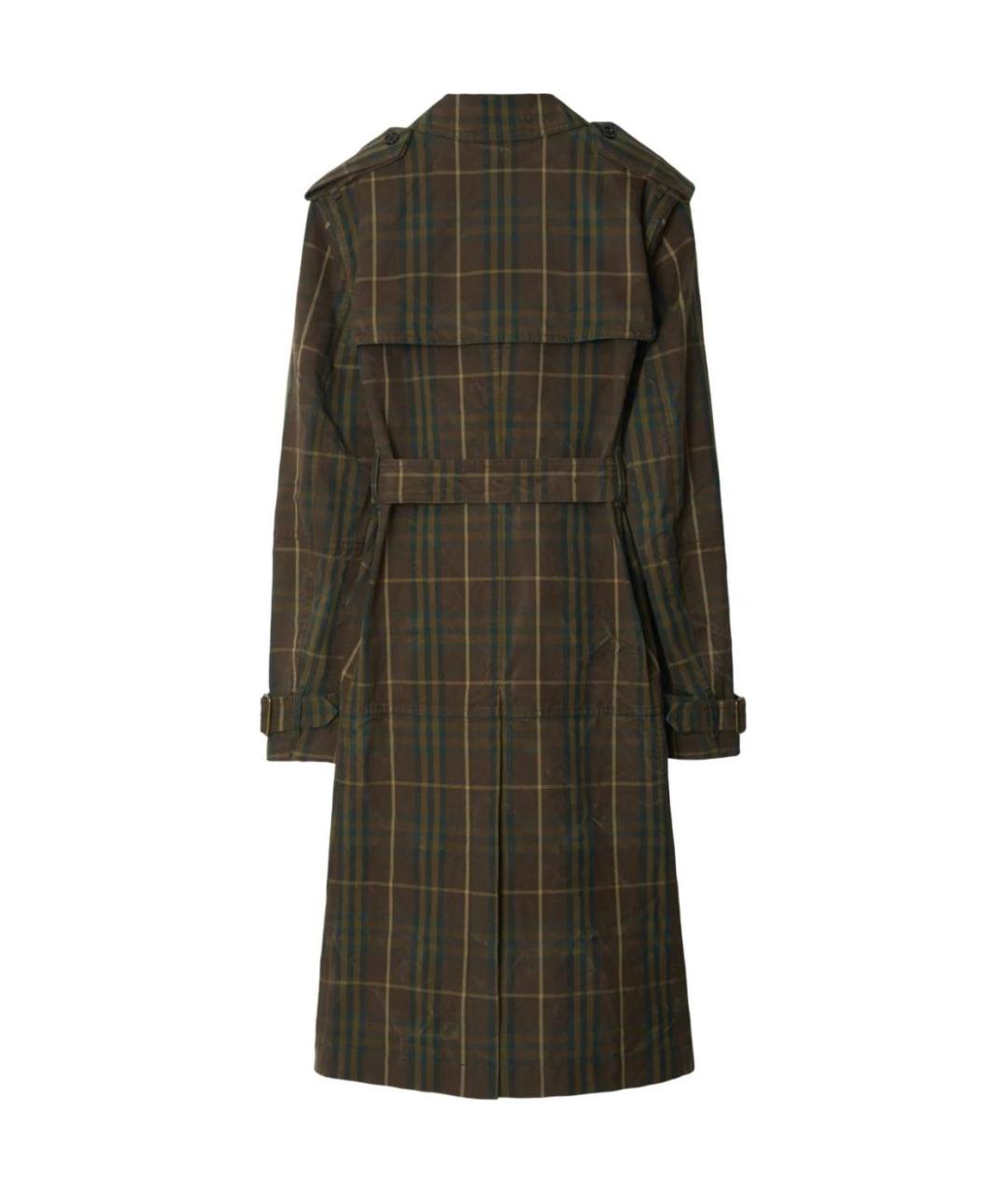 BURBERRY Зеленый тренч / плащ, фото 2