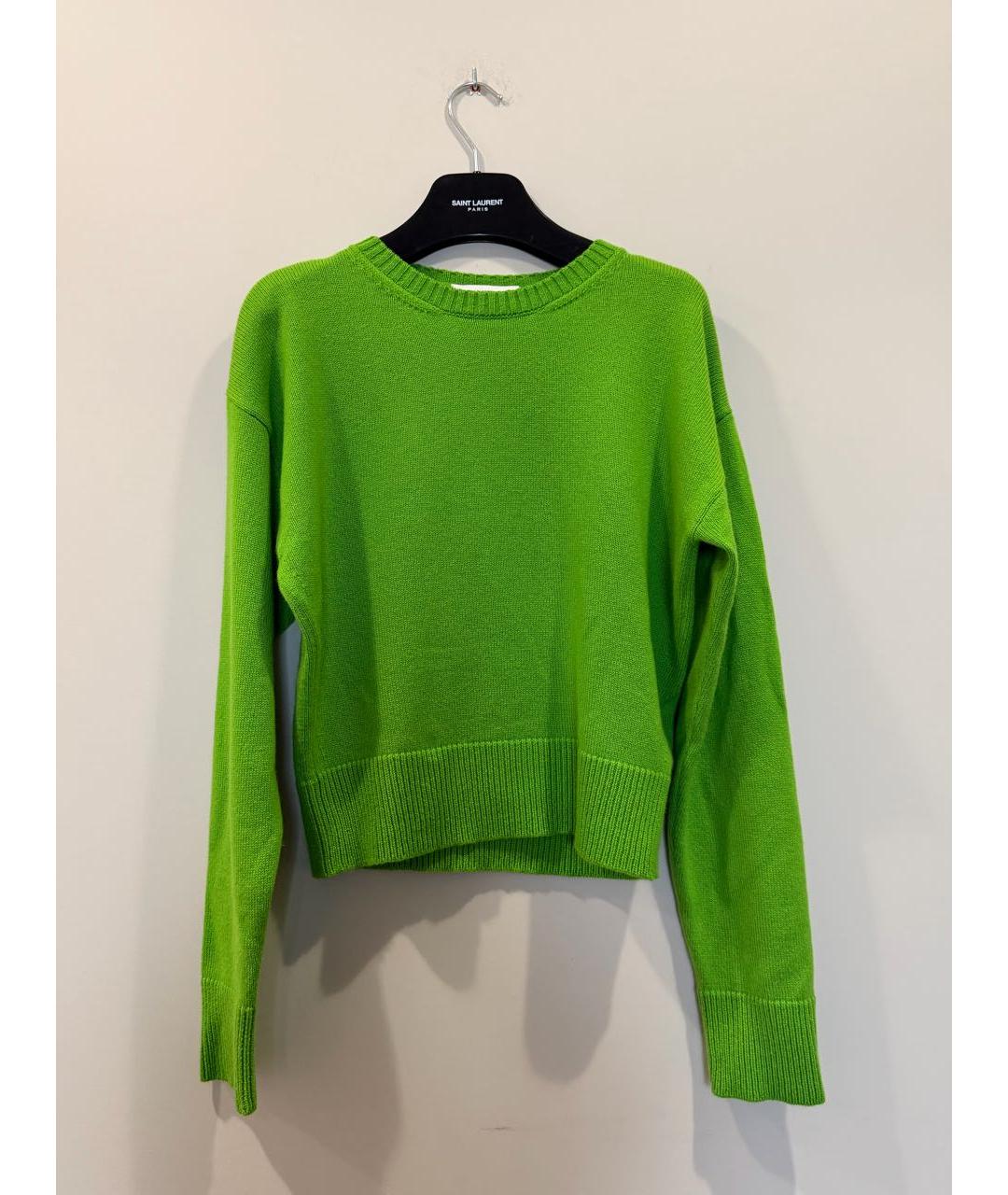 VALENTINO Зеленый кашемировый джемпер / свитер, фото 5