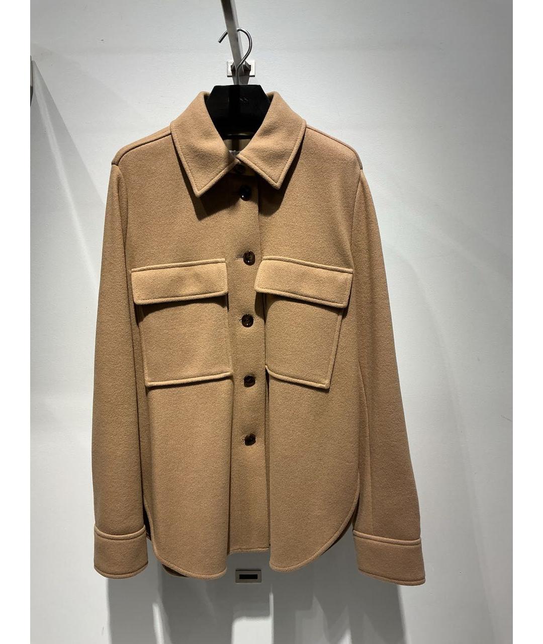 HUGO BOSS Бежевая шерстяная куртка, фото 4